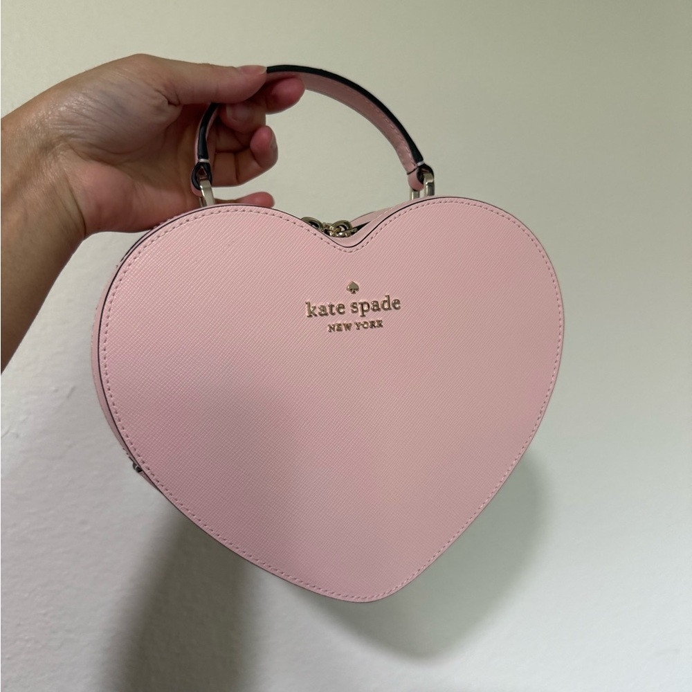 BRAND NEW Kate Spade Light Pink Heart Mini Bag